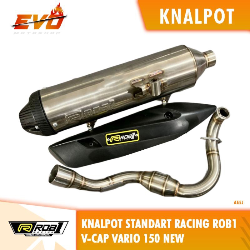 Knalpot ROB1 Vario 150 New Standar Racing Original ROB1 V-cap