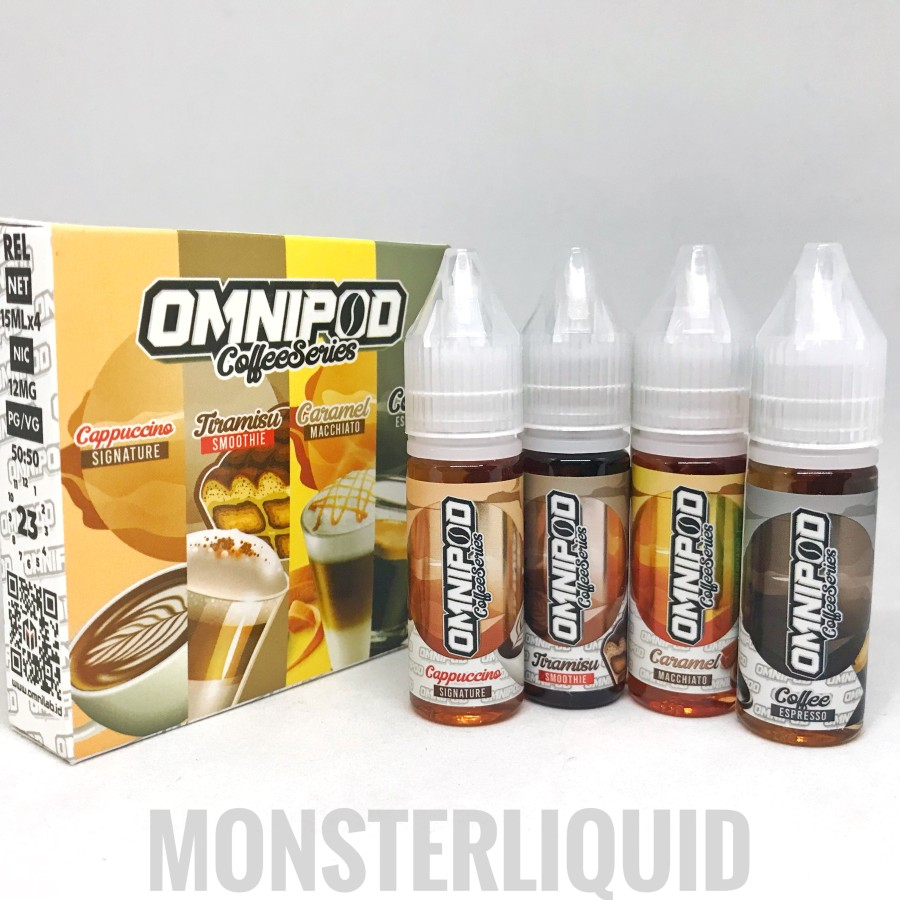 PODS FRIENDLY OMNIPOD COFFEE PACK BY OMNILAB 12MG 4 X 15ML