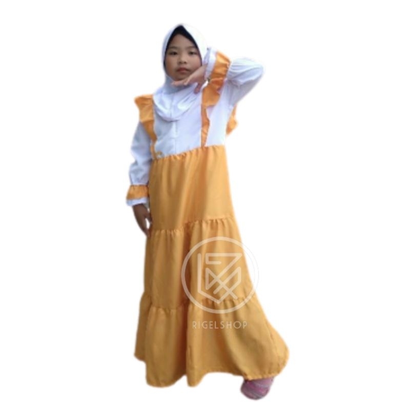 Gamis Anak Kombinasi Umur 1 - 10 Tahun Gamis Anak Perempuan Gamis Muslim Anak