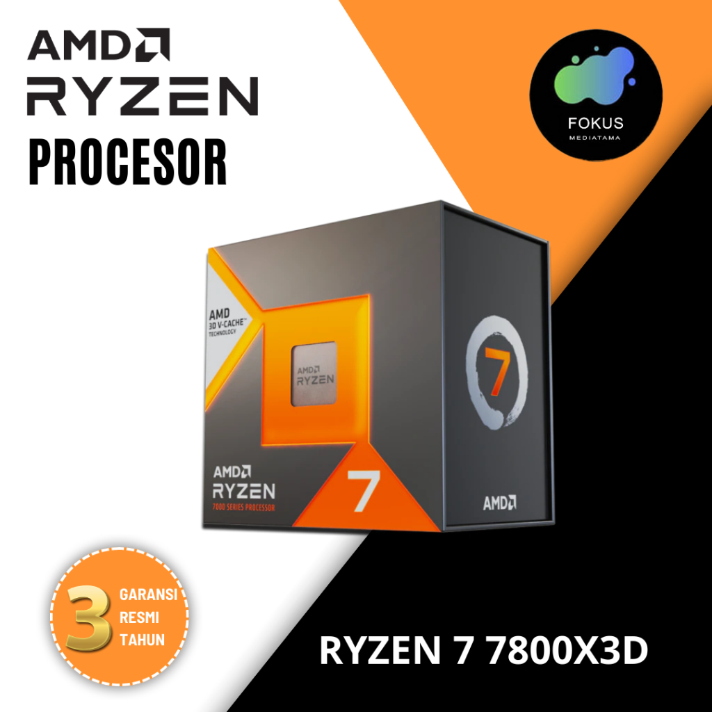 AMD Ryzen 7 7800X3D Gaming Processor | AM5 | 8 Core 16 Threads