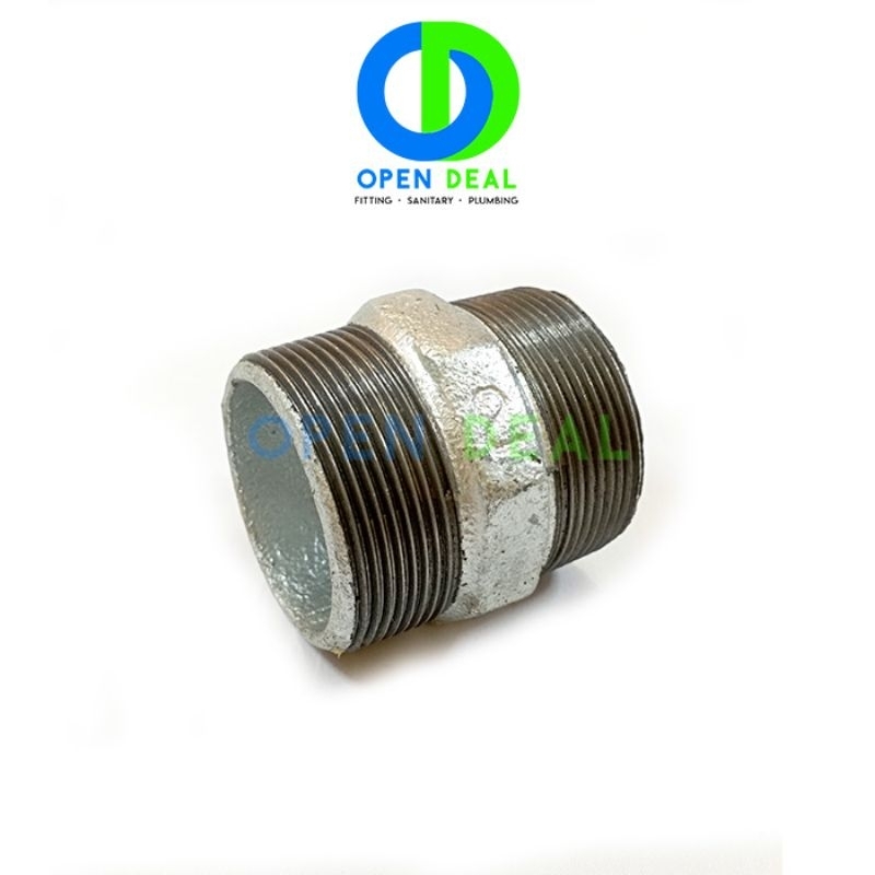 Double Nepel Besi 2" IN G Brand / D NEPEL 2 INCH Galvanis