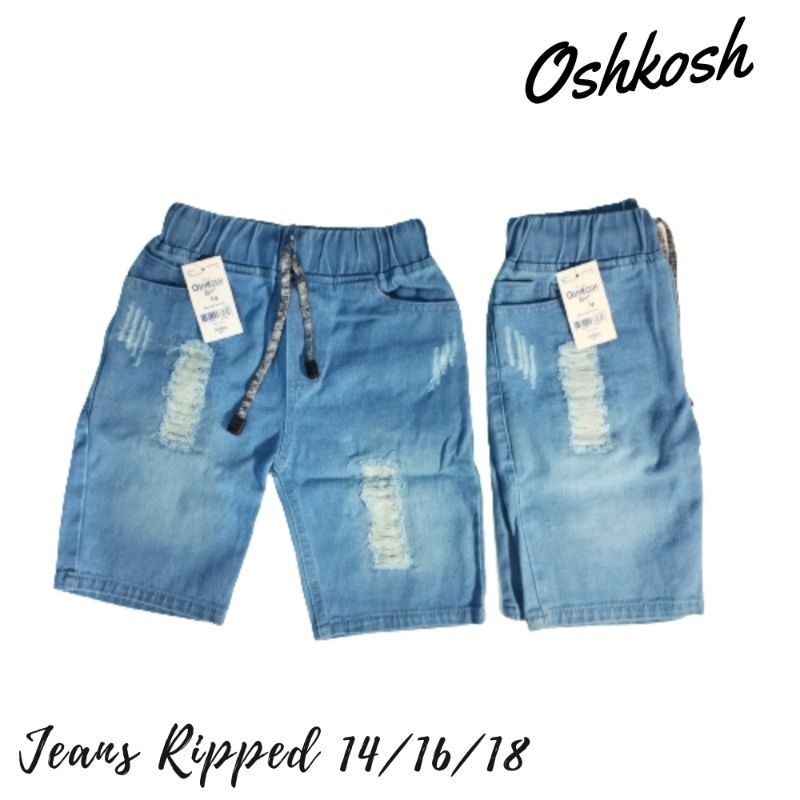 Jeans Anak Pendek Ripped 141618 (4-10 Thn)