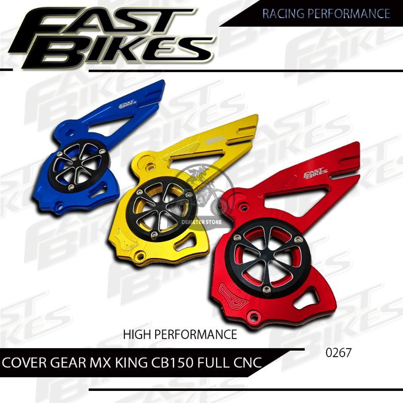 COVER GEAR MX KING FULL CNC FAST BIKES PELINDUNG GIR MX KING KWALITAS IMPOR