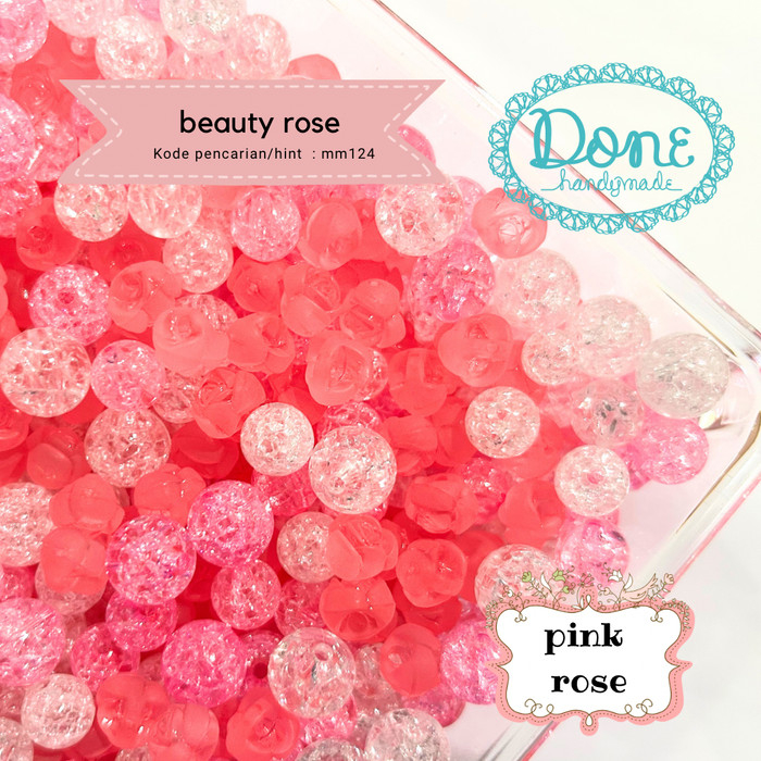 done handymade beauty rose beads manik manik MM124