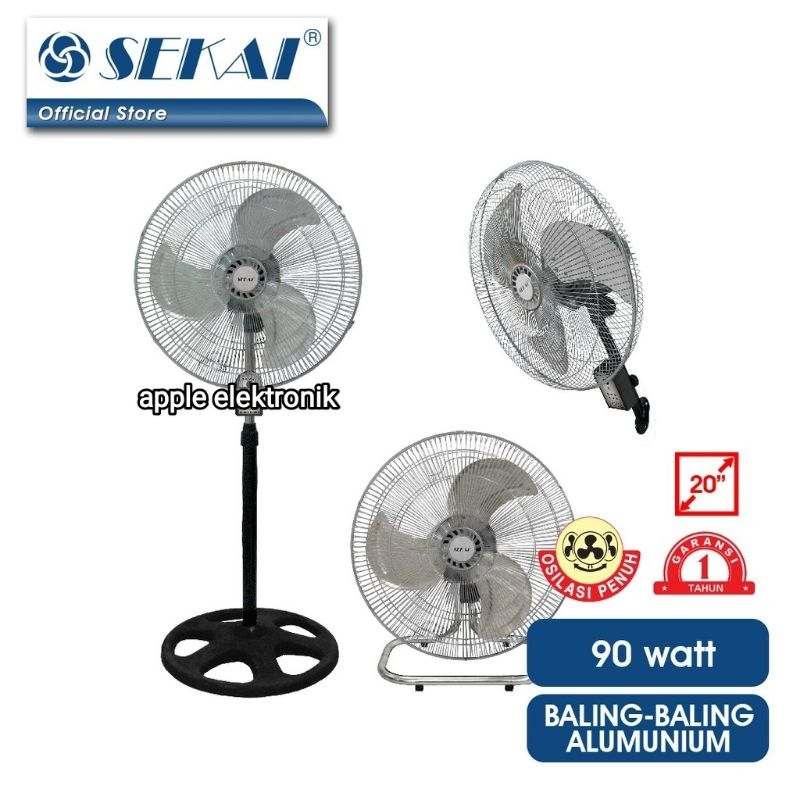 Kipas Angin Besi Sekai IST-1851 18inchi  Industrial fan 3in1 Sekai IST-1851
