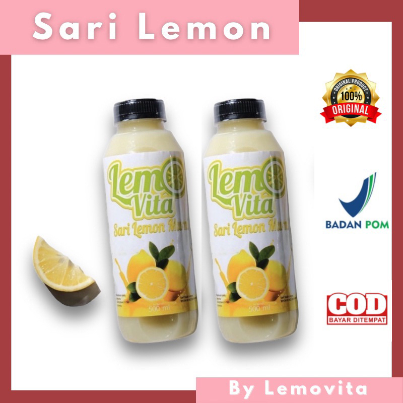 Lemovita Sari Lemon Murni Asli  ready Diet sehat Perasan Sari Jus Lemon Murni PRAKTIS dan HEMAT Ukuran 250ml