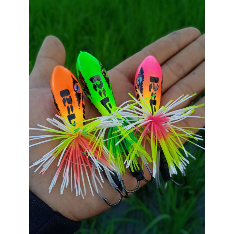 jump frog mini,jf geol 4 cm belentung lure umpan ampuh casting gabusan