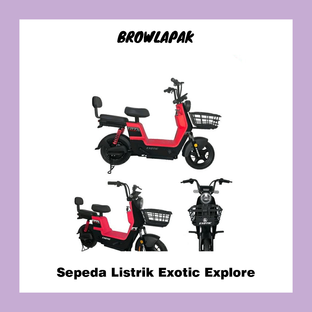 Sepeda Listrik Exotic Explore / E Bike Exotic Explore