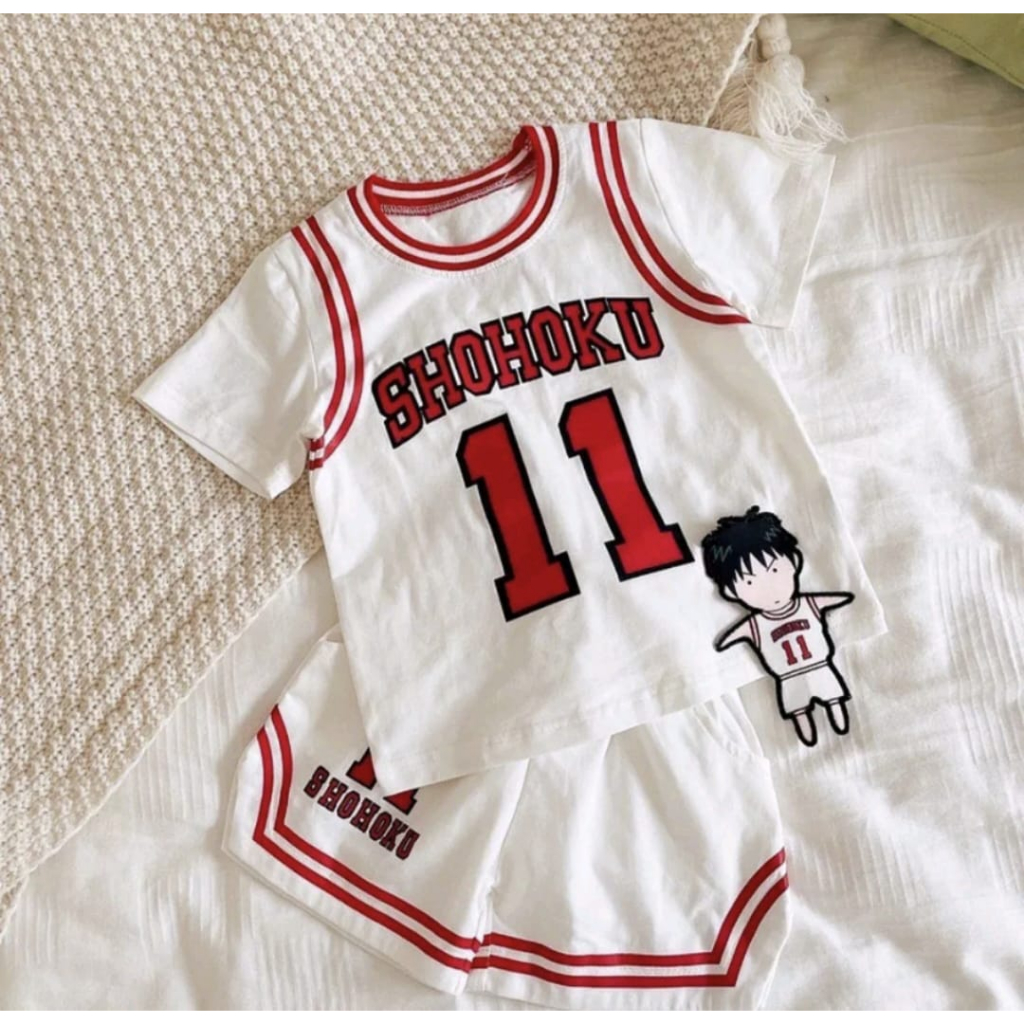 SETELAN BAJU ANAK KAOS SHOHOKU ANAK LAKI LAKI USIA 1-5 TAHUN TERLARIS