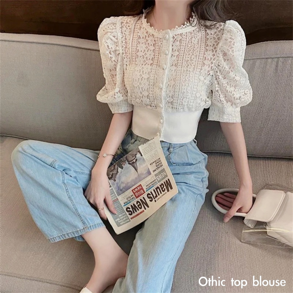 Othic top blouse - Thejanclothes