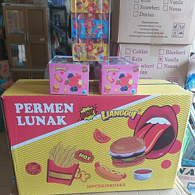 

permen lunak Lidah Lianggui isi 30 pcs/pack