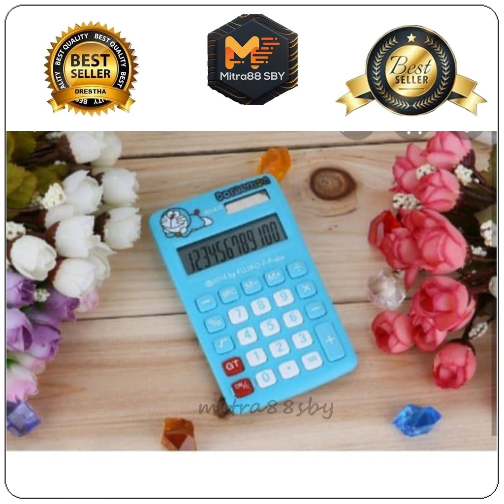 Mitra88sby Kalkulator karakter hellokitty dan doraemon