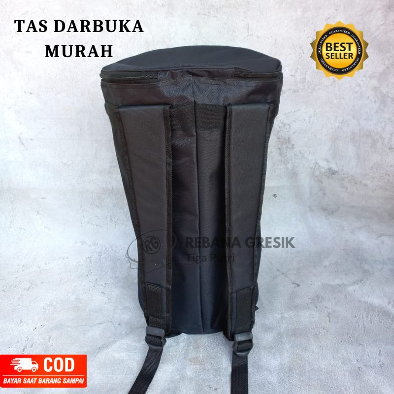 tas darbuka almunium cor ukuran 8.3/4 REBANA fulll busa dan anti air dumbuk