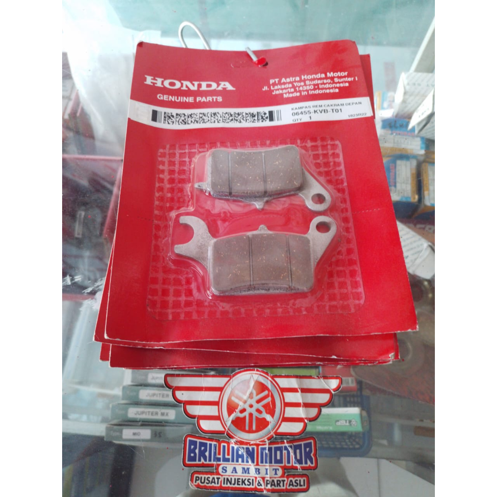 Kampas rem depan beat scoopy vario original