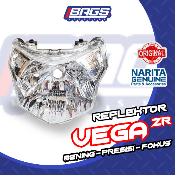 lampu depan vega zr / reflektor vega zr