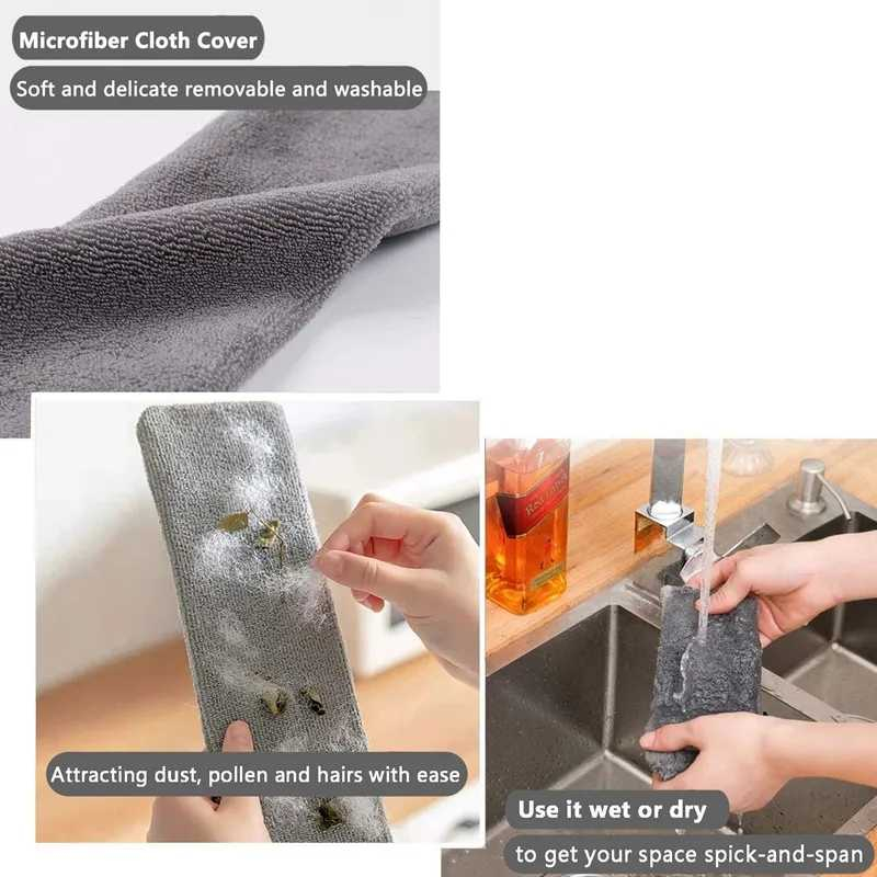 Kemoceng Teleskopik Microfiber Pembersih Debu Dust Remover Kemoceng Alat Pembersih Kotoran Rumah Jangkauan Luas