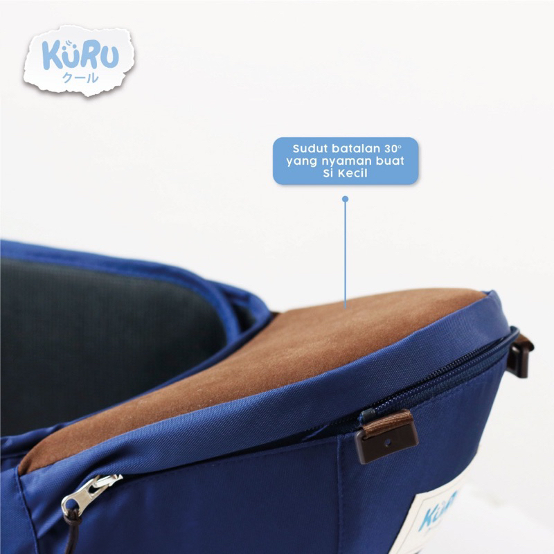 Kuru Hipseat Baby Premium Baby Carrier Gendongan Bayi Hip Seat Ergonomis Traveling