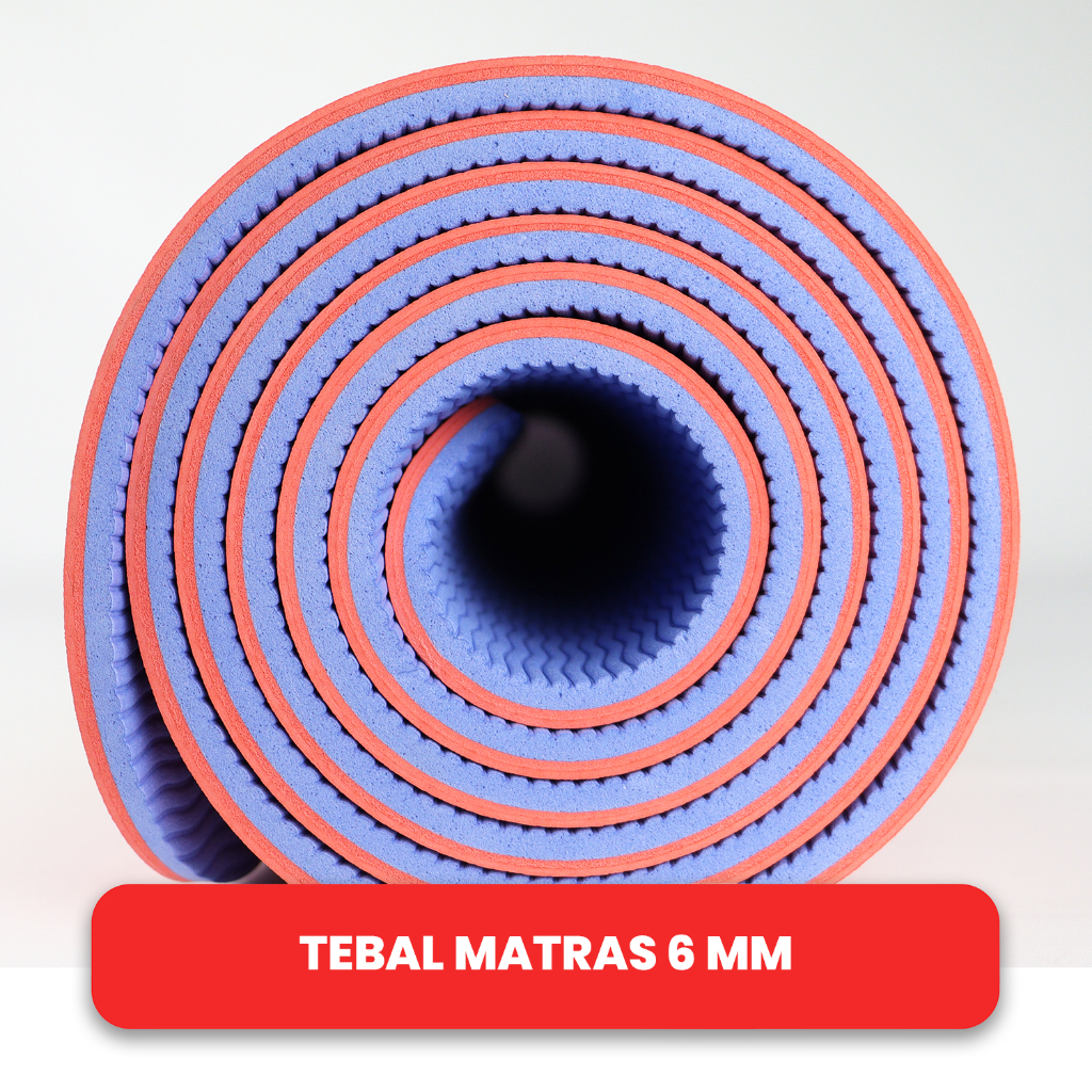 Matras Yoga Alas Yoga Mat Olahraga 6MM