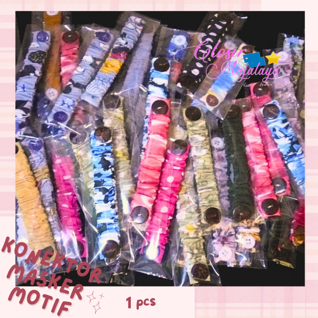 Pengait Tali Masker Konektor Masker Hijab / masker tali