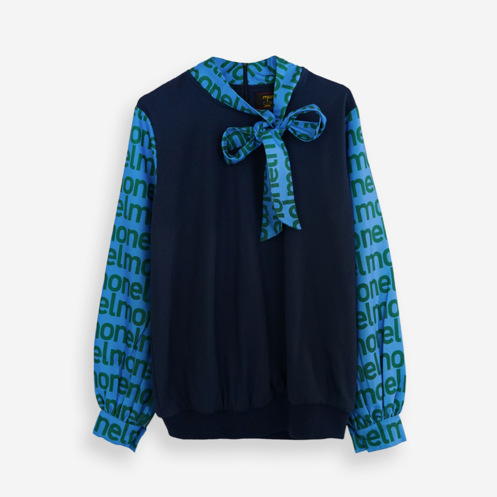 Monel - Atasan / Top / Blouse wanita - Fayira navy