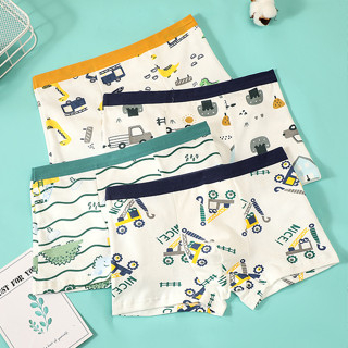 GO!BX1313 Boxer Celana Pendek Anak-anak Unisex Celana dalam CD katun Motif Mobil Car Kartun Lucu