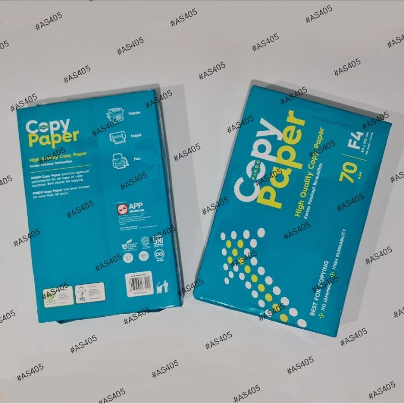 

Kertas HVS MURAH / PRINT / FOTOCOPY COPY PAPER F4 70 GSM (1 RIM)