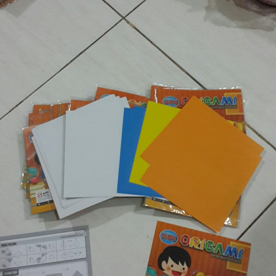

Kertas Lipat Sidu / Kertas Origami Sidu 1 Sisi