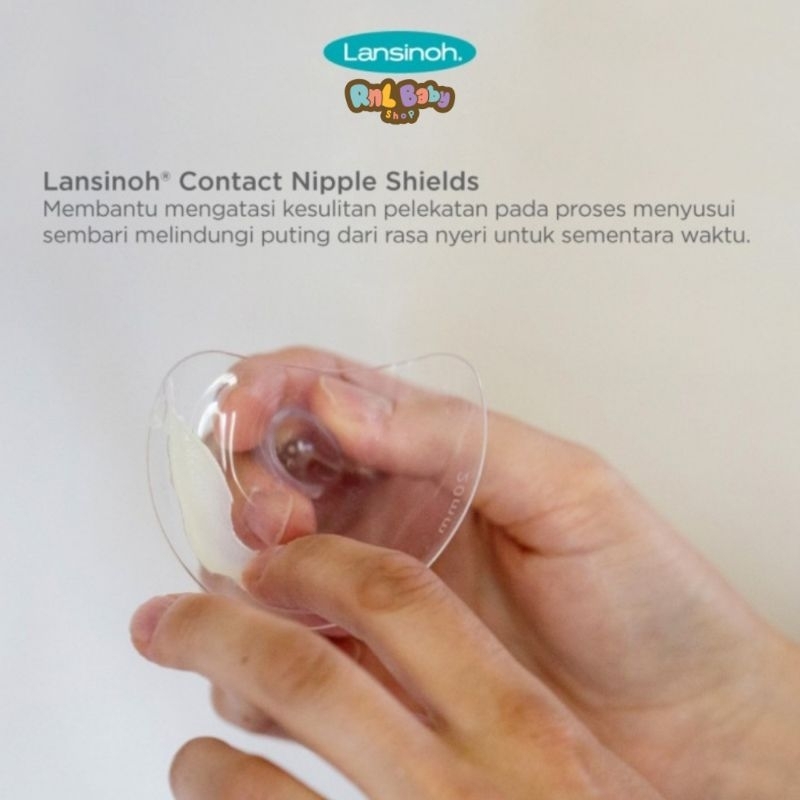 Lansinoh Contact Nipple Shield 20 mm &amp; 24 mm - Pelindung Puting