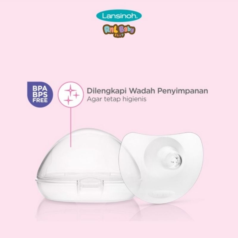 Lansinoh Contact Nipple Shield 20 mm &amp; 24 mm - Pelindung Puting