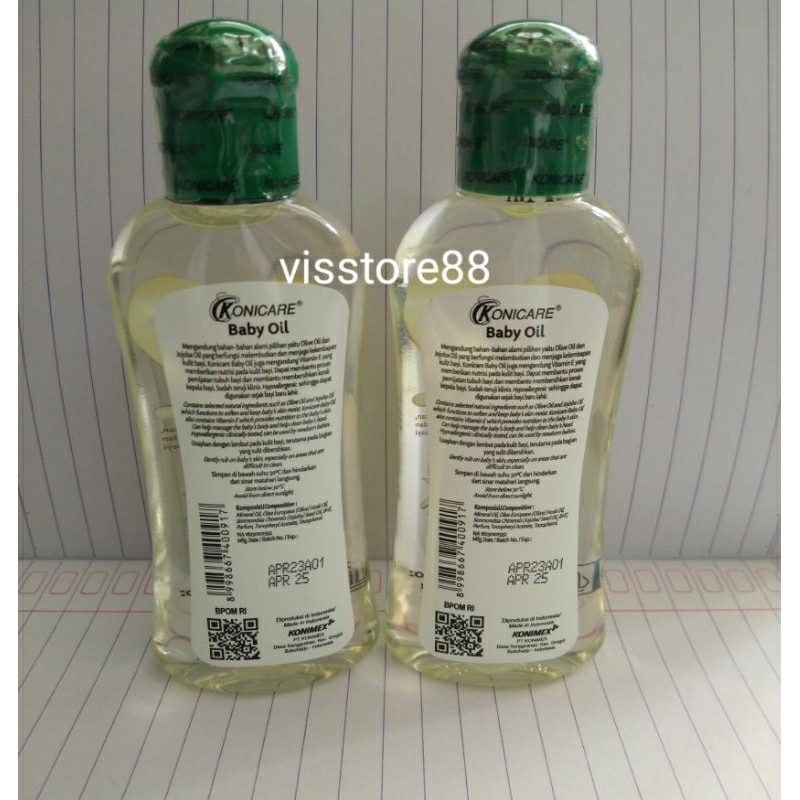 konicare baby oil 60ml extra olive &amp; jojoba oil