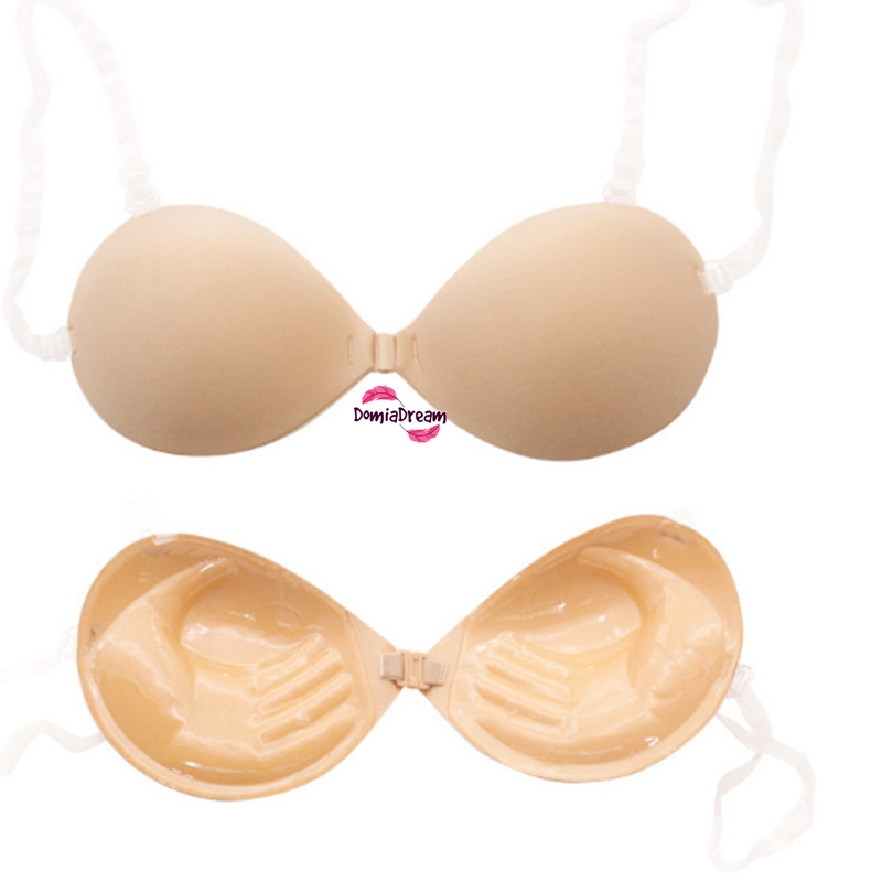 Bra Silicone Premium Bra Push Up Super Lembut Tebal Lem Nempel di Kulit