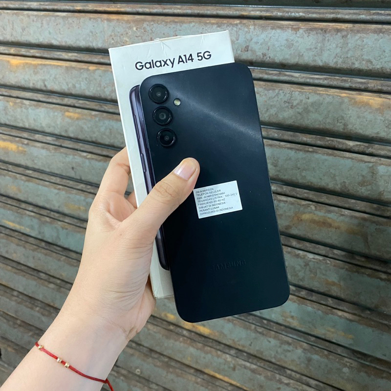 Samsung A14 5g 6/128gb second bekas pakai resmi sein normal fullset original