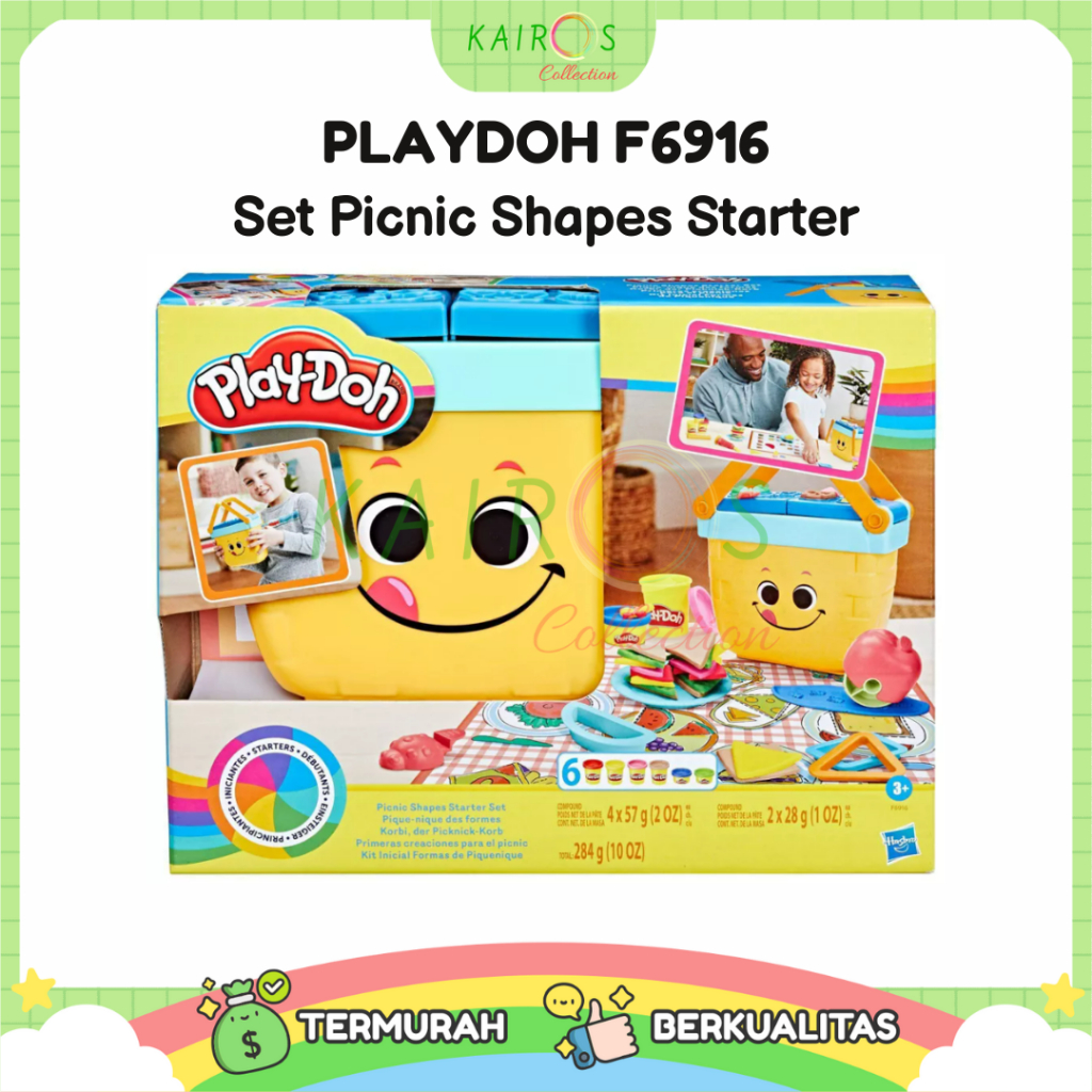 Playdoh Set Picnic Shapes Starter F6916