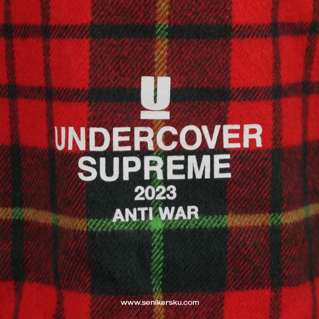 Supreme Undercover Flannel Shirt Red Plaid