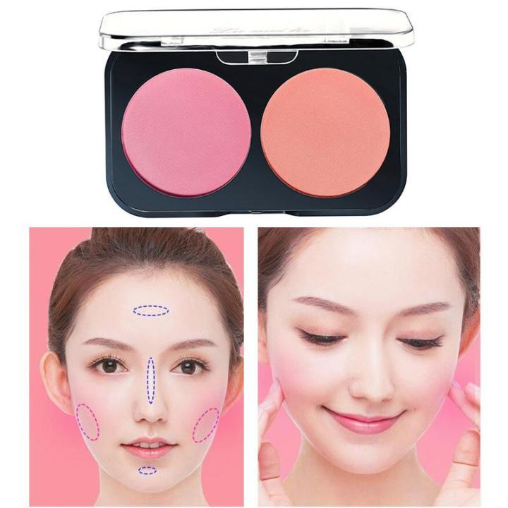 LAMEILA Blusher Powder Palet Blush On 6 Warna Mineral Pigment 5006