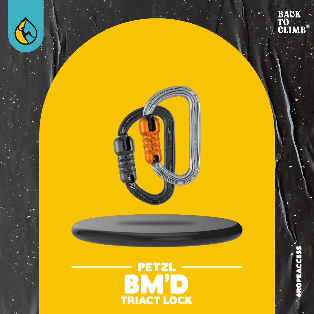 Petzl BmD Triact Lock Carabiner for Working at Height