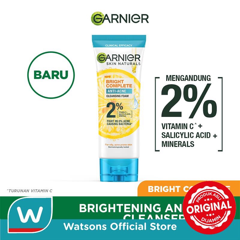 Garnier Skin Natural Bright Complete Anti-Acne Cleansing Foam