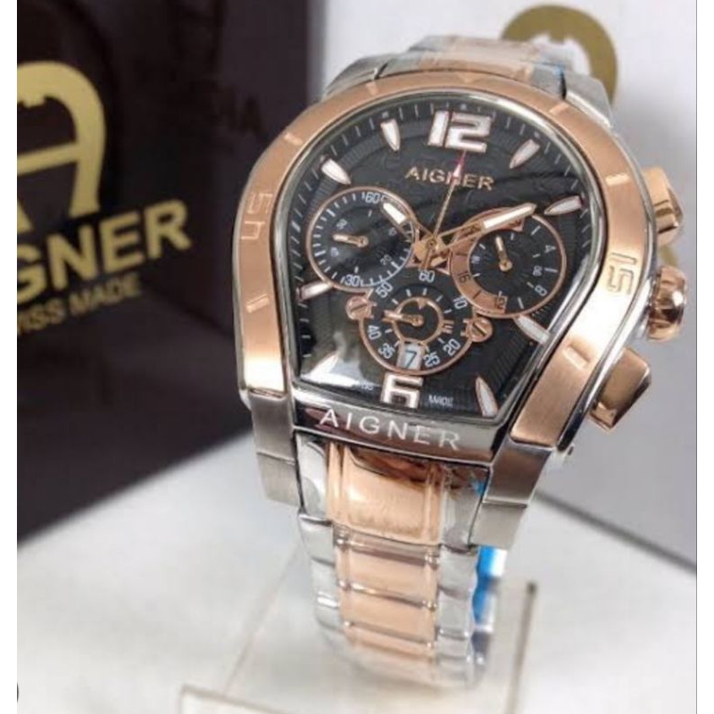 Jam Tangan Aigner Palermo A58500 Chronograph Super Premium Graden AAA - Aigner Palermo