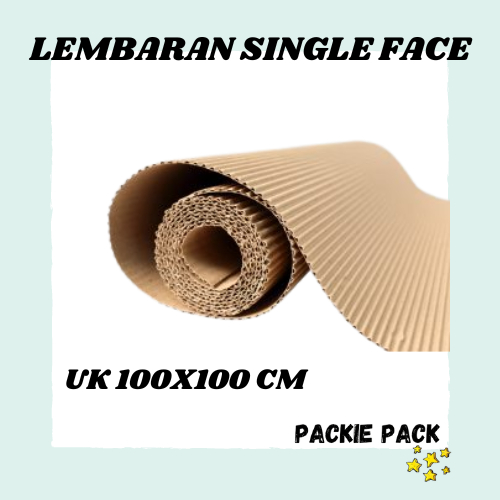 

Kardus/Lembaran Single Face Karton Polos Uk 100x100 CM (Pembelian min 5pcs)