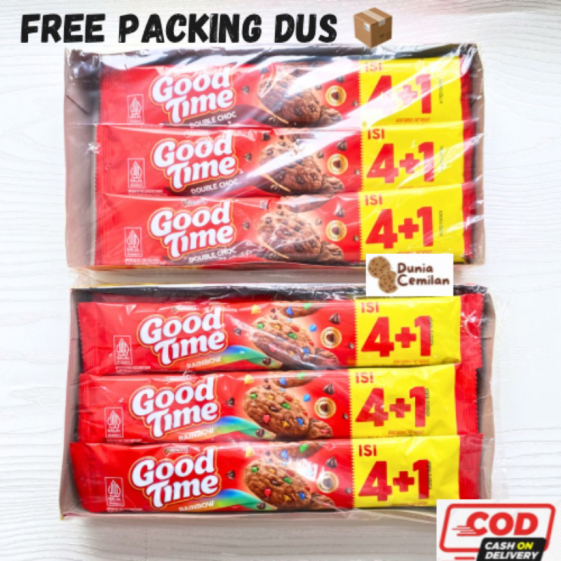 [TERMURAH!] Goodtime NEW 1 PAK (12pcs x 26.5gr) - Goodtime Double Choco / Rainbow