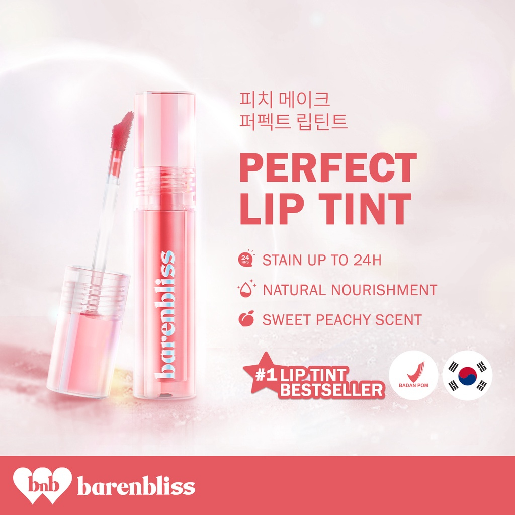 ❣️Rakkistore99❣️ BNB barenbliss Peach Makes Perfect Lip Tint Korea Lip Gloss「24H Moisturizing」