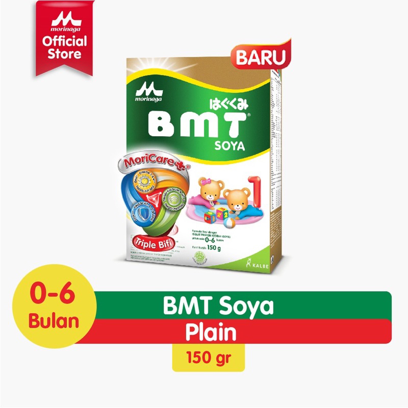 Morinaga BMT SOYA 0-6 bulan 150 gram Susu Formula