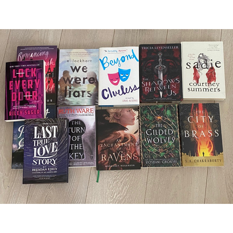 book bundle non original preloved - an enchantment of ravens margaret rogerson - city of brass - we 