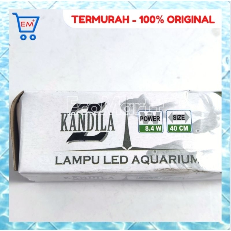 Lampu Celup Z40 2LED KANDILA untuk Akuarium - GRATIS PIPA PARALON PENGAMAN PACKING