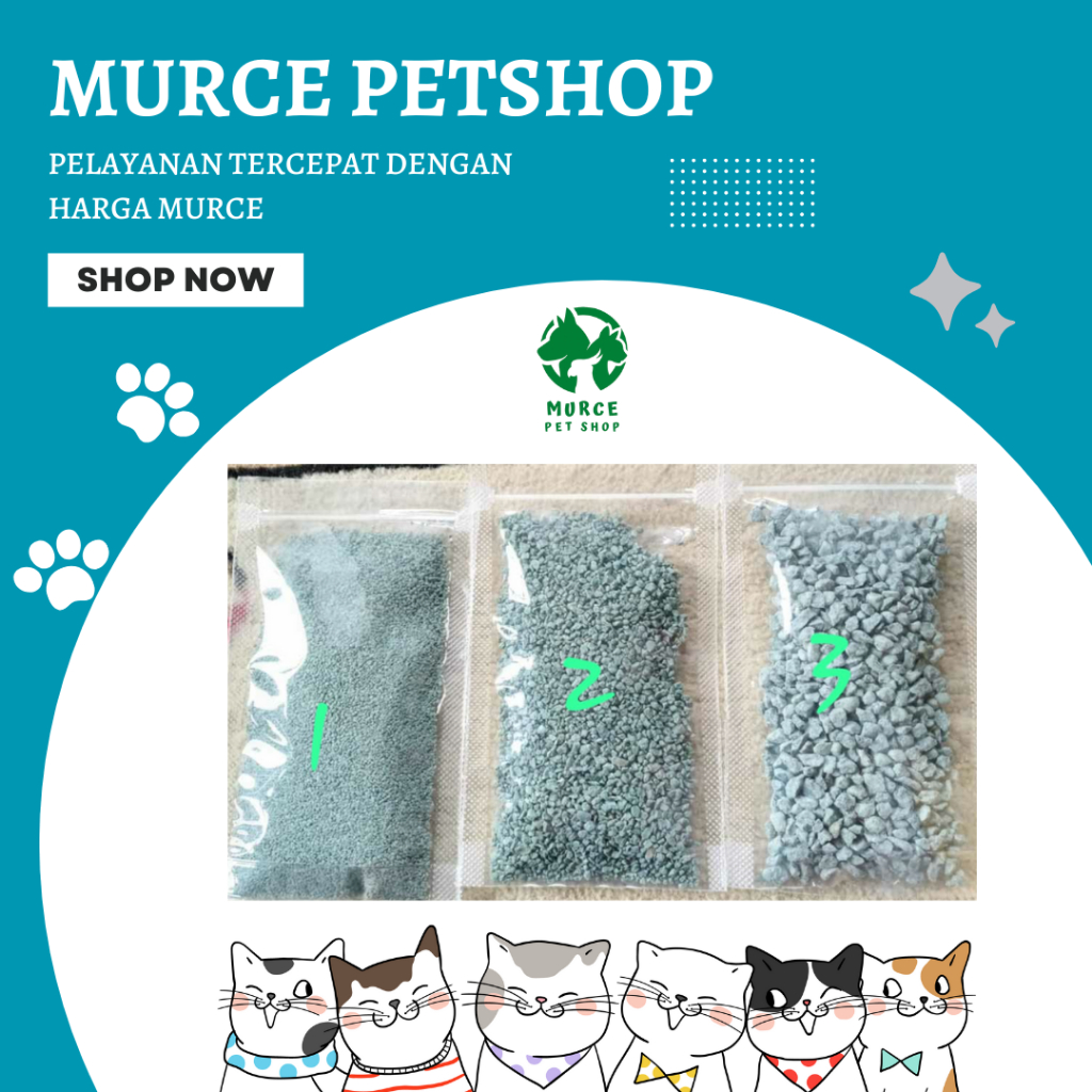 Pasir Zeolit 25 Kg Pasir Kucing Murah Bisa Dicuci