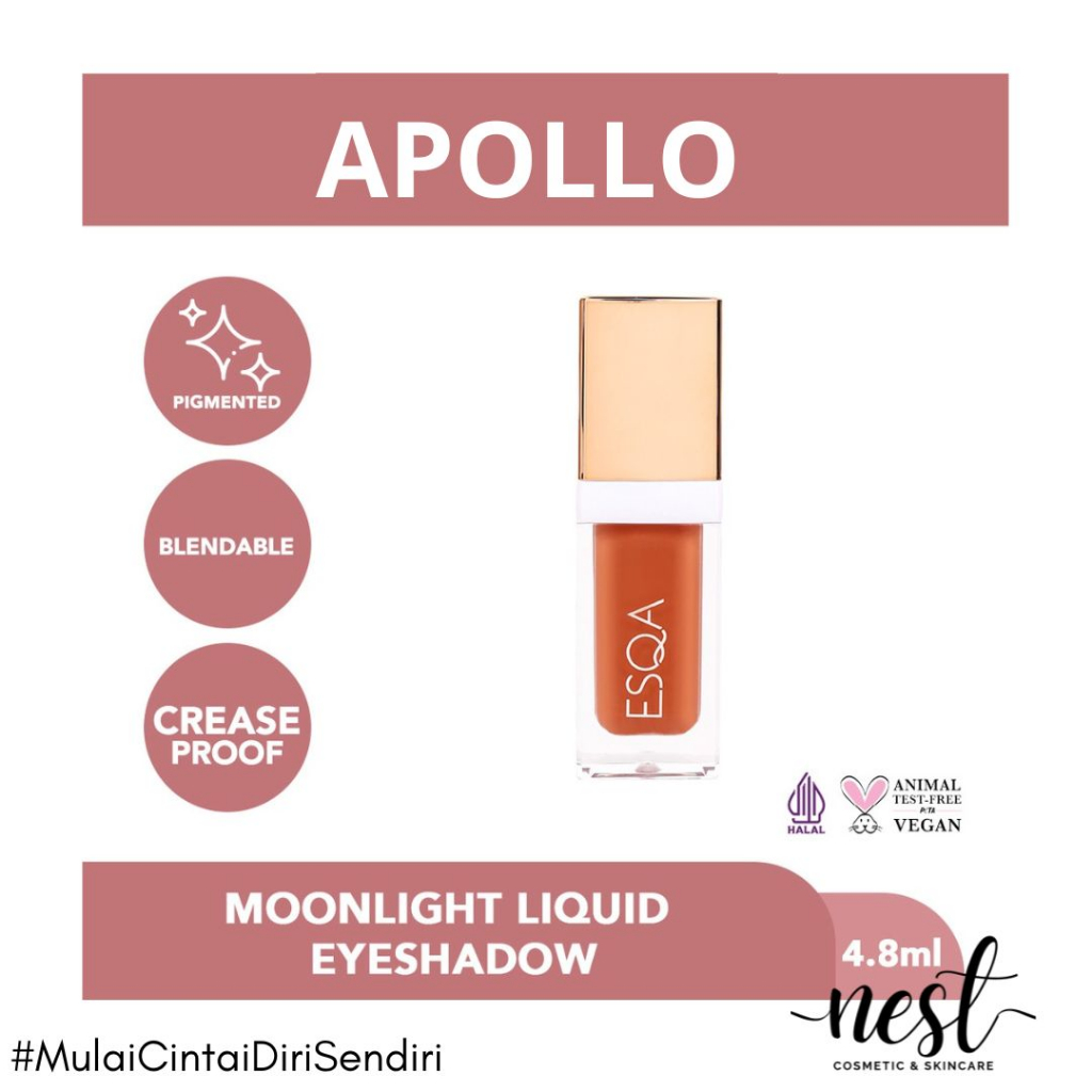 NEST COSMETIC - ESQA Moonlight Liquid Eyeshadow - Apollo