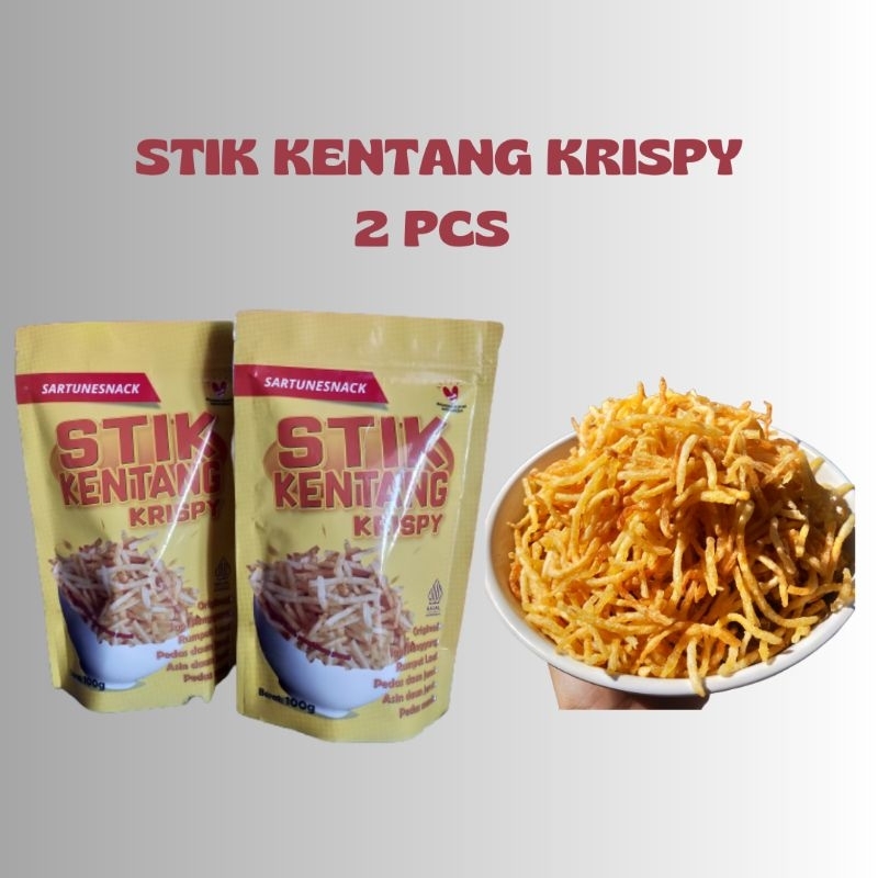 

TERMURAH!! Kering Kentang/Kentang MUSTOFA 100 gr 2 Pcs CEMILAN MURAH!!