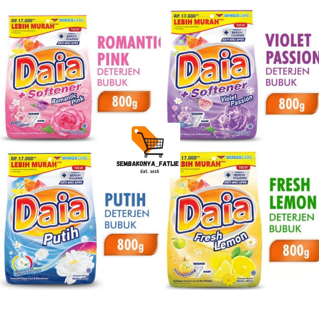 DAIA DETERGENT BUBUK 800G