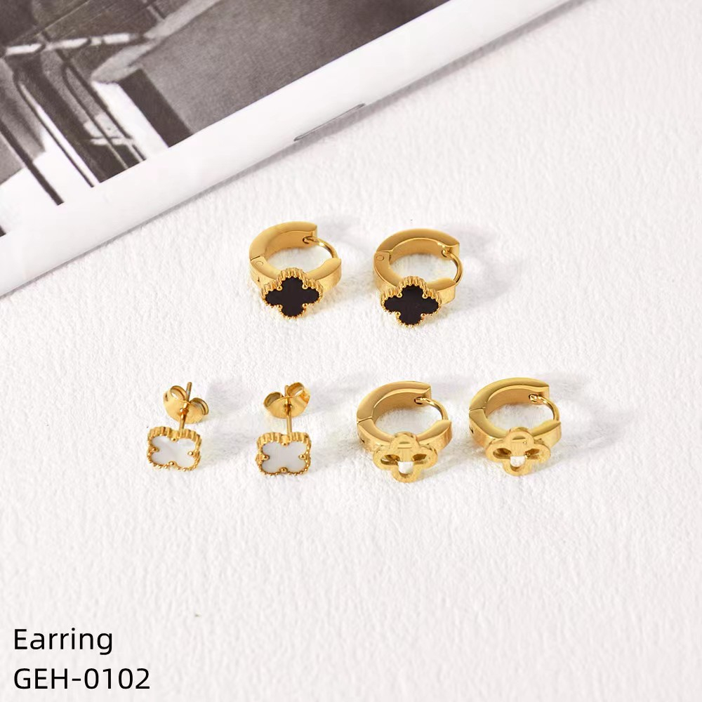 Anting Titanium Set3 Permata Perhiasan Fashion 0102  1572