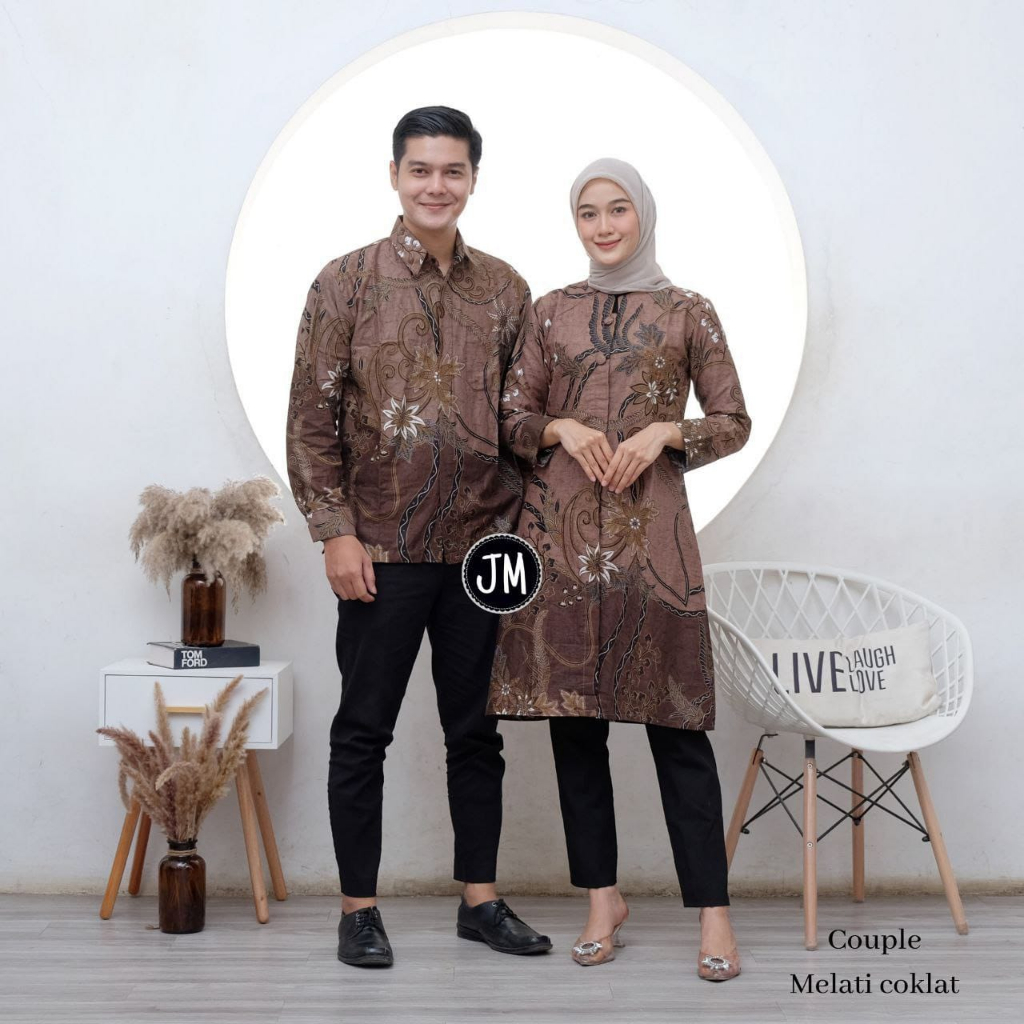 BATIK COUPLE MOTIF MELATI SOGAN